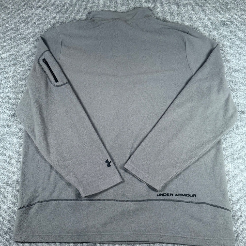 Under Armour XXL Pullover Fleece 1/4 Zip Pullover‎ Gray Detroit Gun Club Jacket - Picture 3 of 11